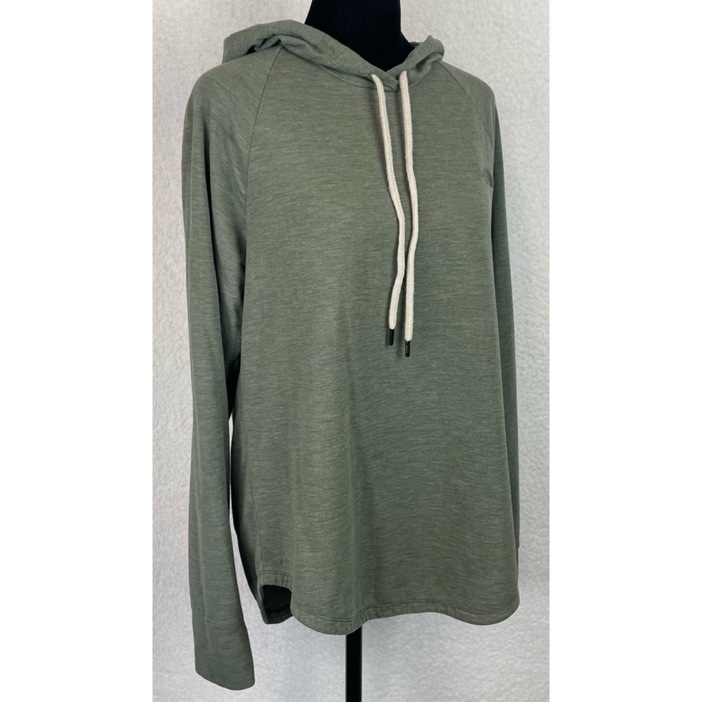 THE NORTH FACE • Thyme Heather Westbrae Knit Pullover Hoodie, L - Picture 11 of 15